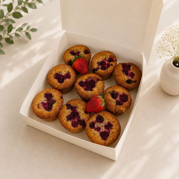 Almond & Raspberry Cake Platter