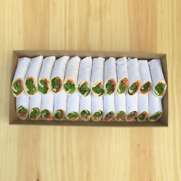 Fresh Made Platter of Wraps