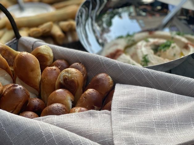 Fresh Baked Pretzel Rolls - Serves 10