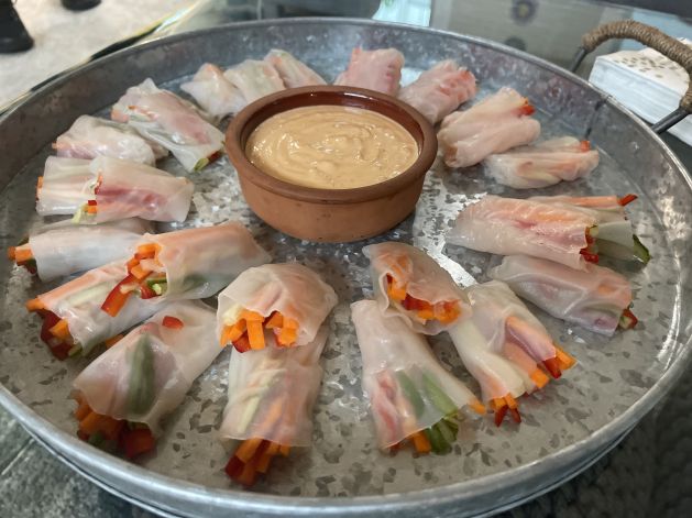  Vegetable Spring Rolls Platter - Serves 20