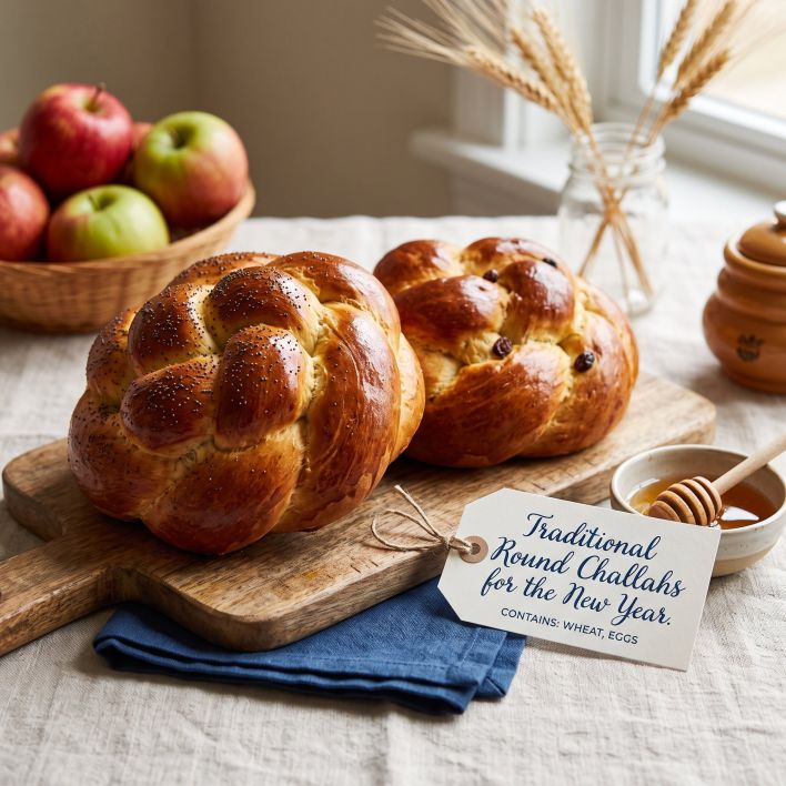 2 Round Challah (P)