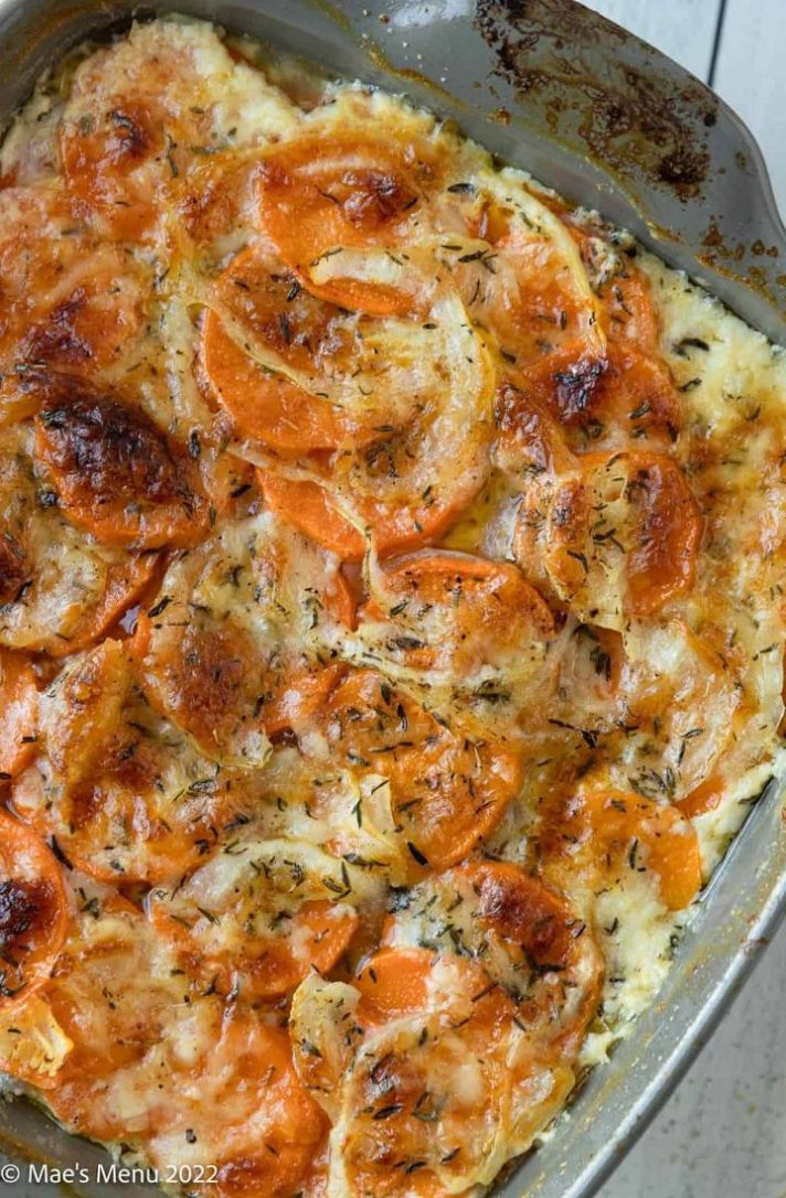 Sweet Potato Au Gratin
