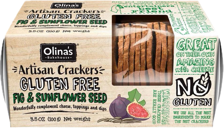 GLUTEN FREE FIG & SUNFLOWER CRACKERS