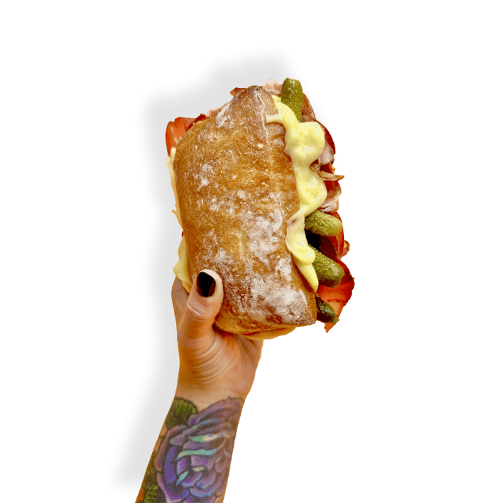 MELTED RACLETTE SANDWICHES