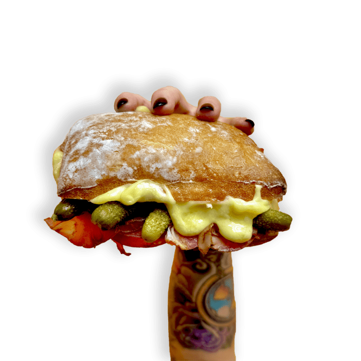 MELTED RACLETTE SANDWICHES