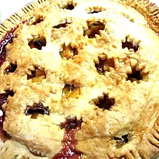 Peach Blueberry Pie