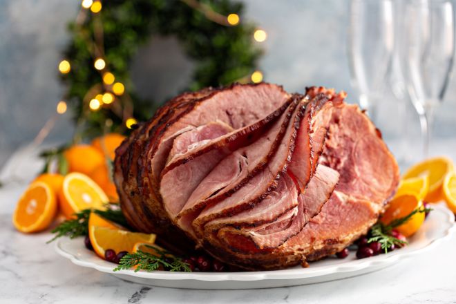 Glazed Spiral Ham- 9-10 lbs. (whole) 