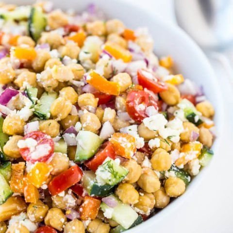 Chic Pea with Feta Salad - pound