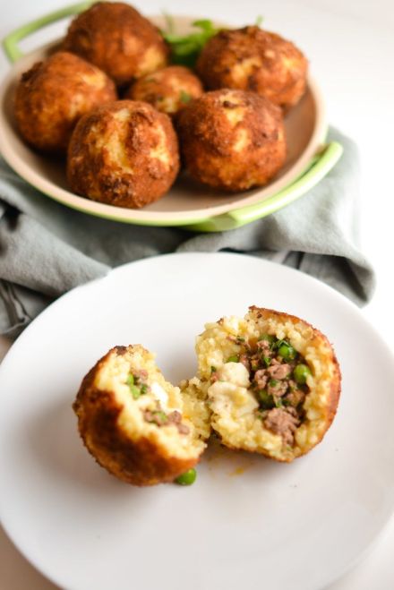 Italian Rice Balls with Meat