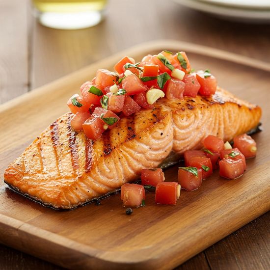 Salmon Bruschetta