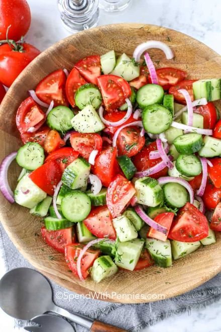 Tomato & Cucumber Salad - pound 