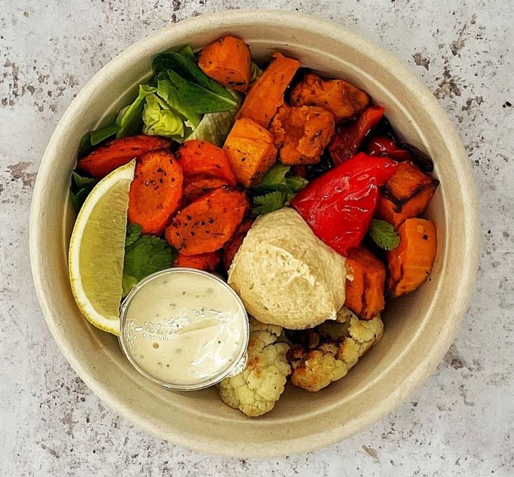 Roasted Roots Vegan Salad Bowl