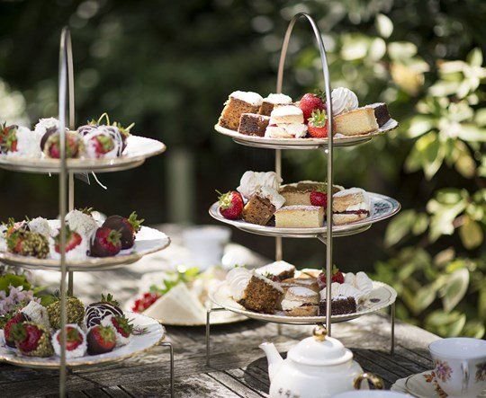 Vintage afternoon tea stands