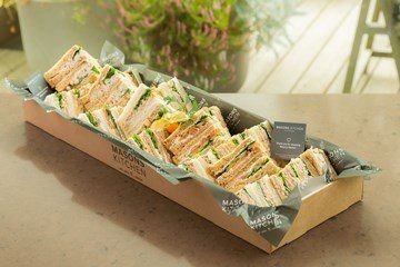 Fish sandwich platter box
