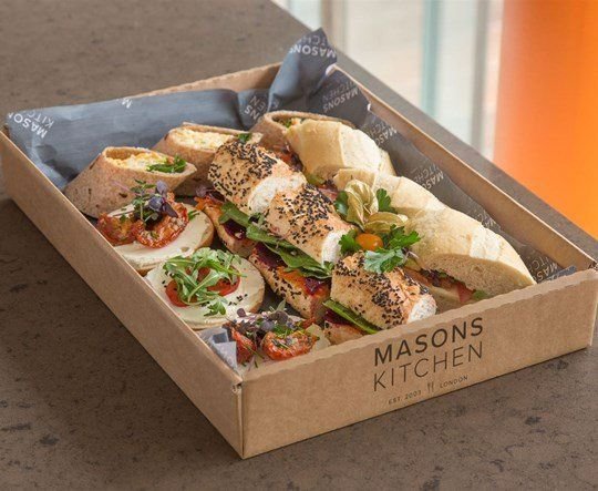 Careys vegetarian platter on gluten-free breads, rolls and wraps (serves 3-5)