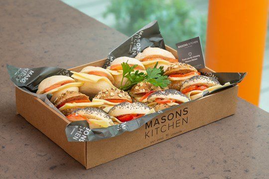 Mini assorted rolls with tomato and Emmental cheese box (12 rolls)