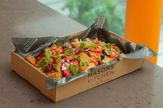 Vegan Italian panzanella salad box (serves 6-8)