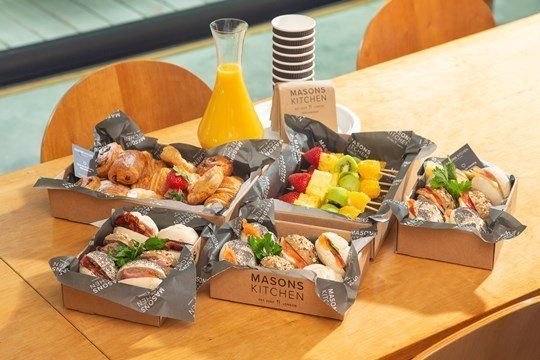 Social breakfast menu