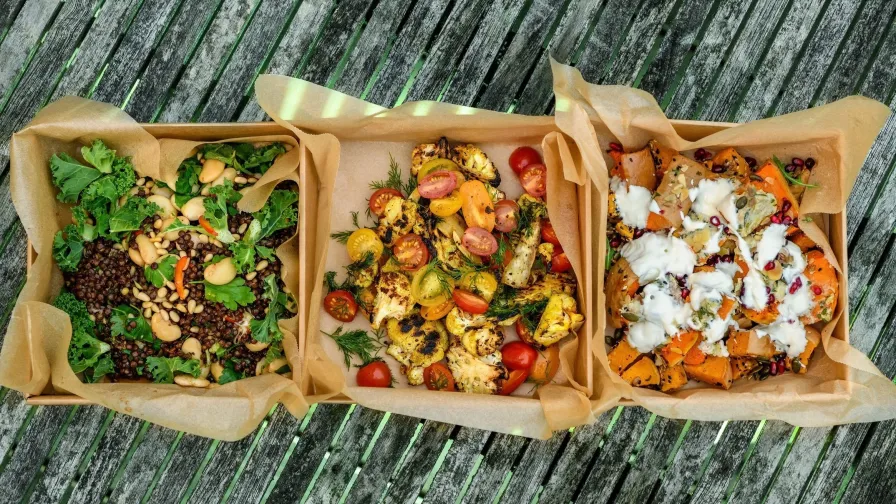 LVK vegan healthy salad box serves 6 - 8