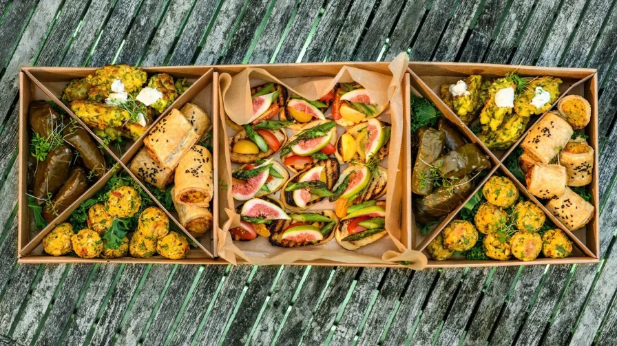 LVK vegan finger buffet box