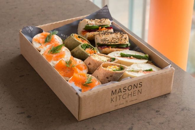 Vegan wraps platter box - Serves 6-8 (24 pieces)