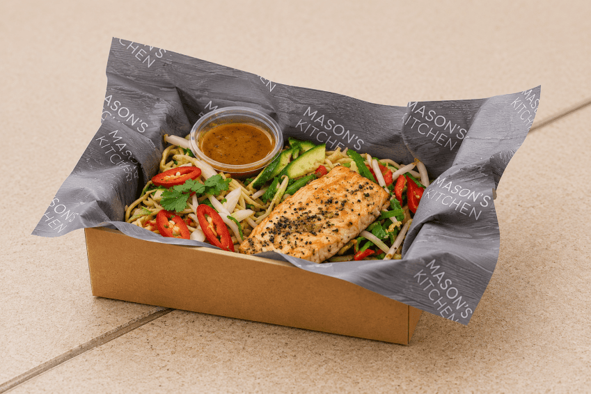 Ginger Sesame Roasted Salmon & Greens!