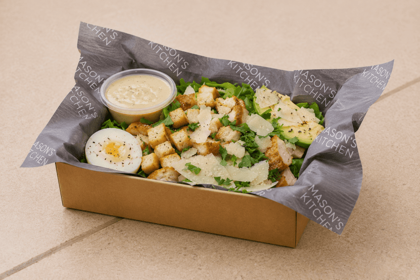 Crispy Chicken, Egg & Avocado Caesar Box