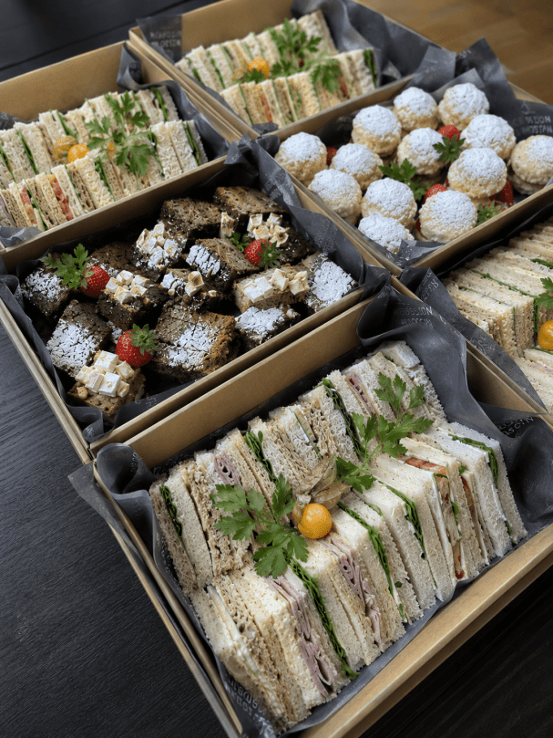 Classic afternoon tea boxes (serves 8-10)