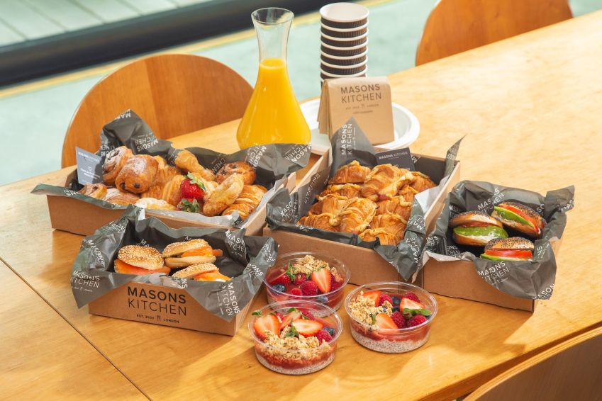 Continental style breakfast menu