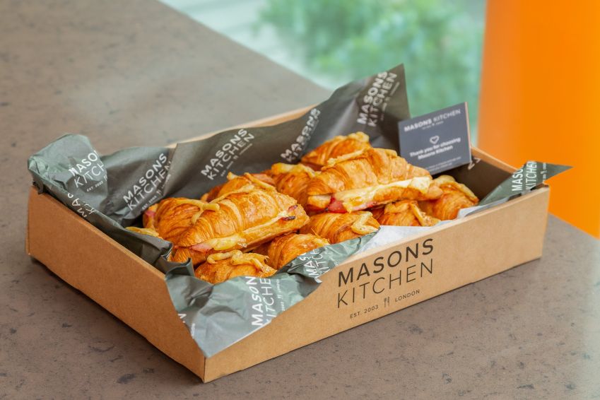 Mini croque monsieur croissants box (serves 8-10)