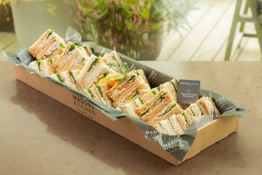 Fish sandwich platter box
