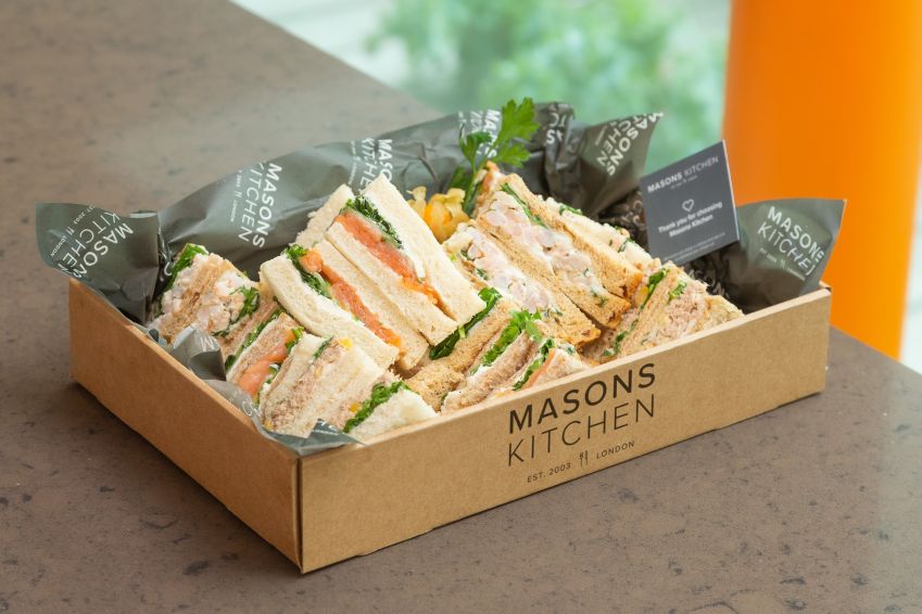 Fish sandwich platter box