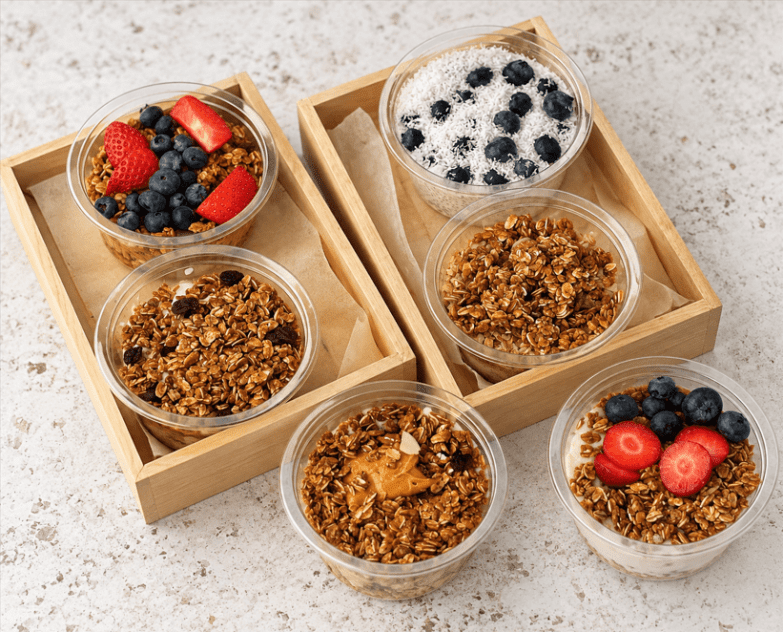 Breakfast pots