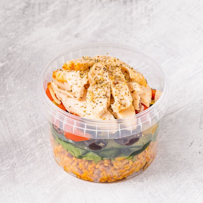 Japanese Salmon Salad Pot with Coconut and Lime Dressing