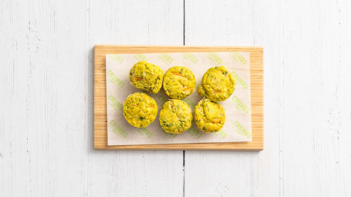 Mini Cheddar and Spinach Muffins (2) (C)