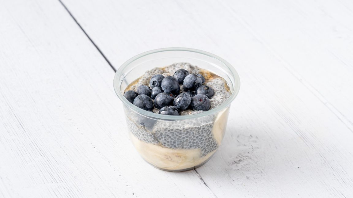 Chia Seed, Blueberry & Banana Pot