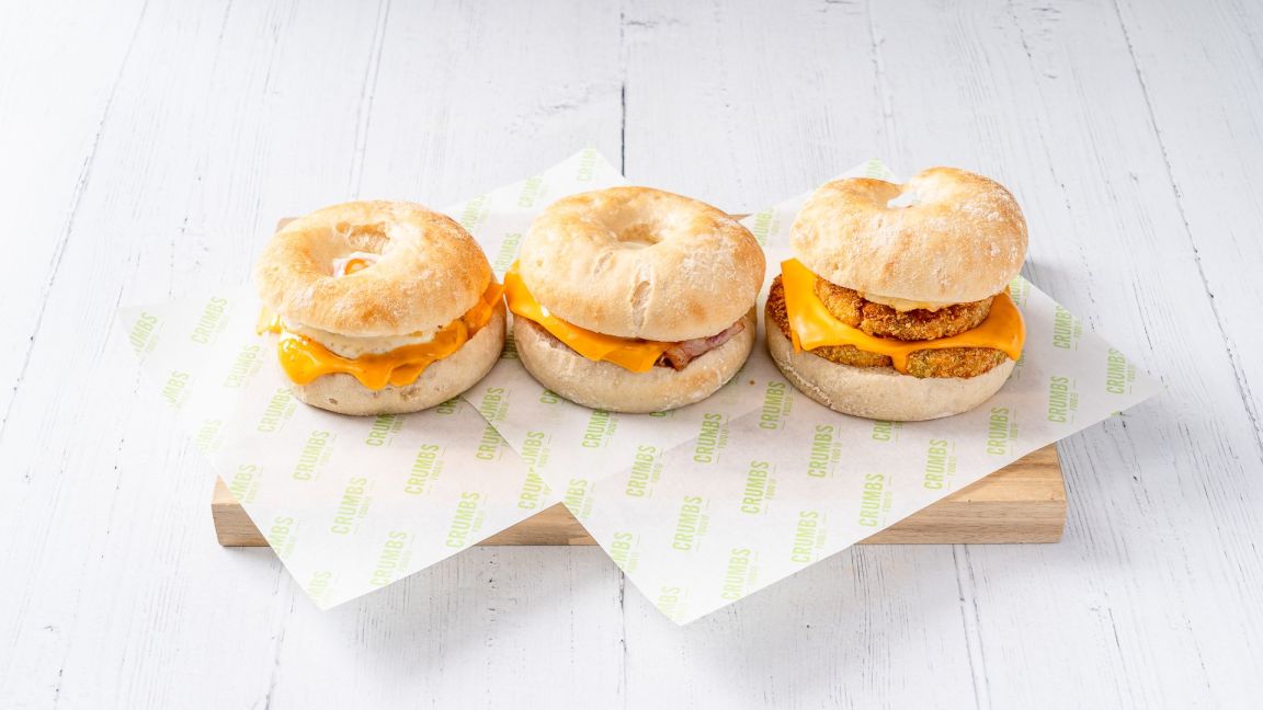 Hot Breakfast Bagels