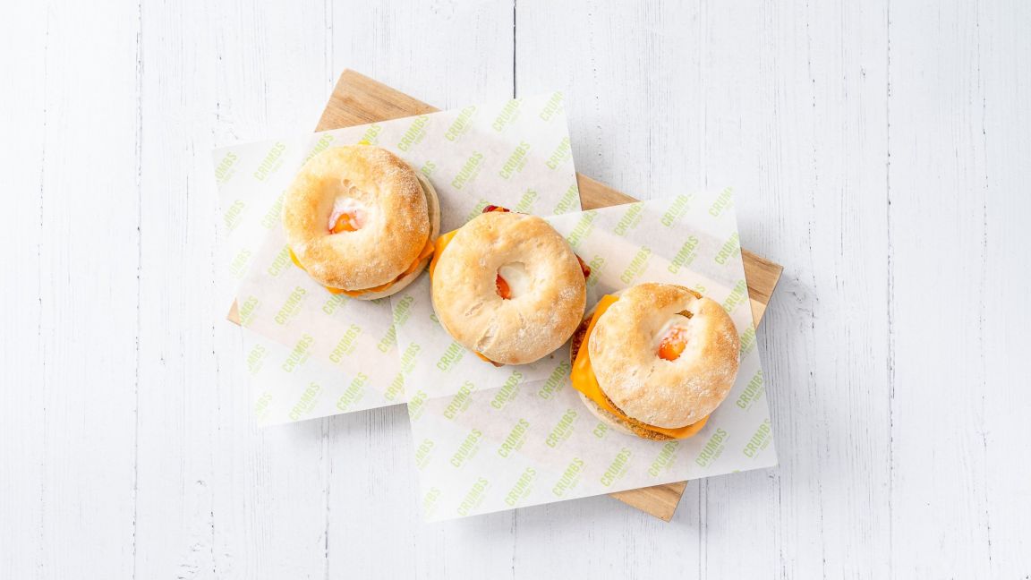 Hot Breakfast Bagels