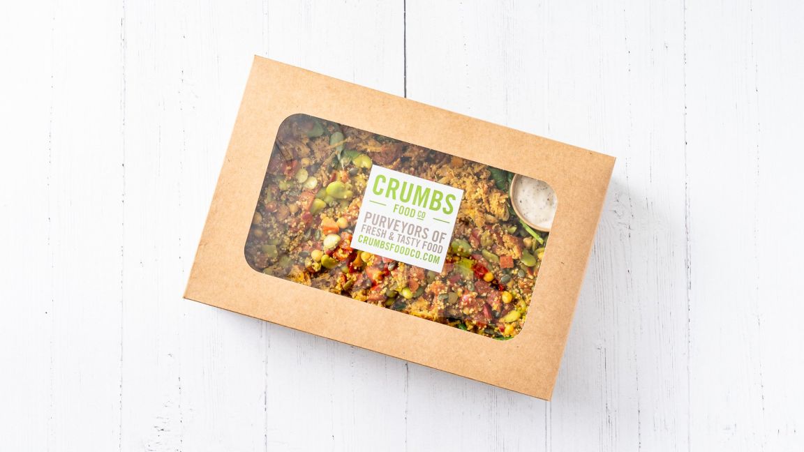 Bombay-Spiced Quinoa & Bean Salad with Bhaji Crunch (Large Box)
