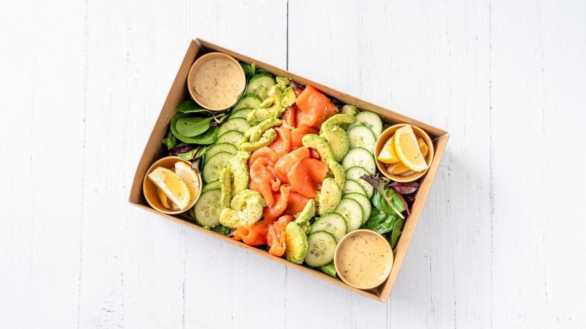 Smoked Salmon & Avocado Salad