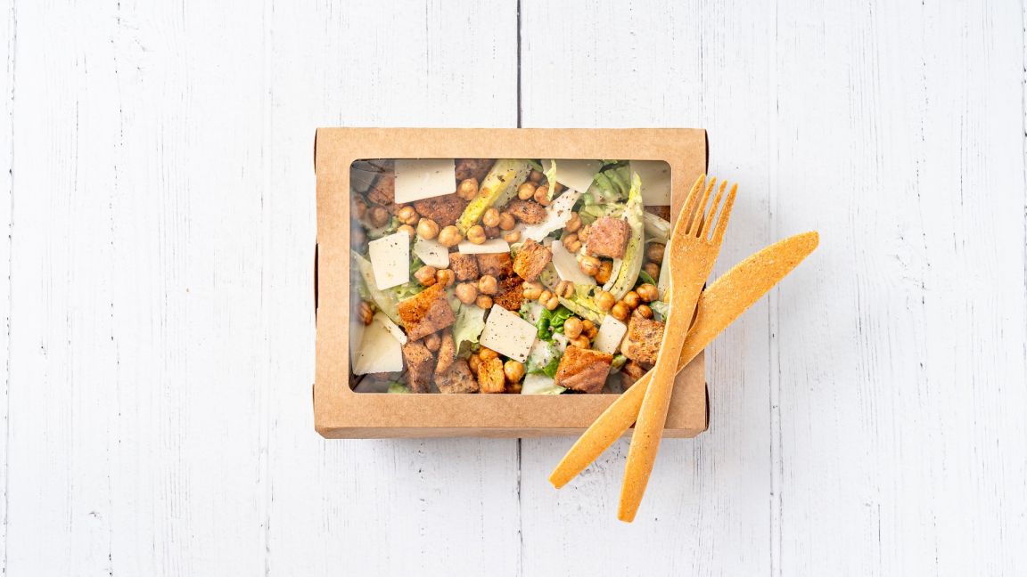 Crunchy Chickpea Caesar Salad