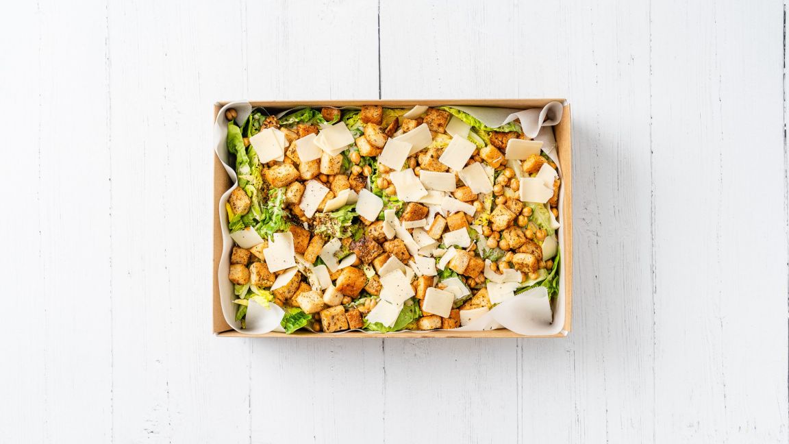 Crunchy Chickpea Caesar Salad