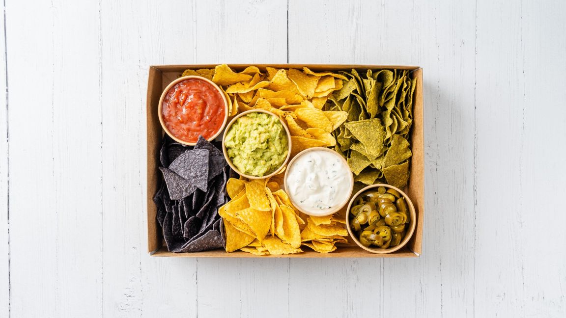 World Cup Mexican Trio Chips & Dips
