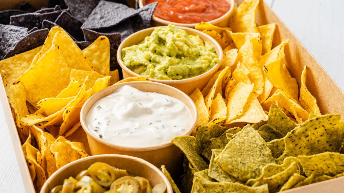 World Cup Mexican Trio Chips & Dips