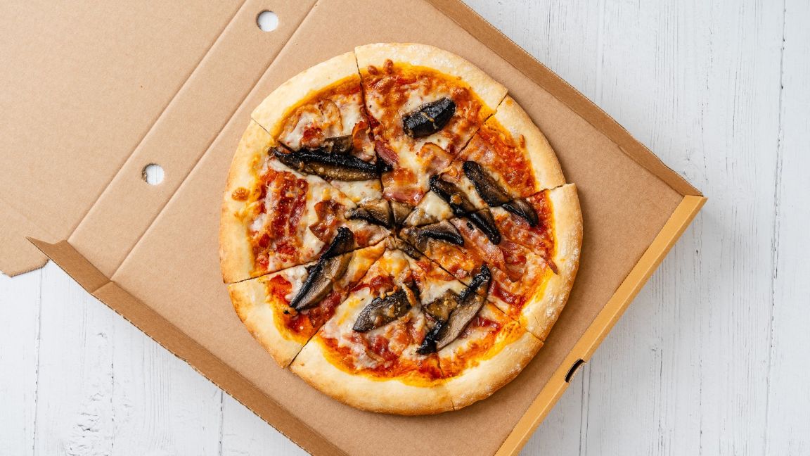 World Cup Maple Bacon & Mushroom Pizza
