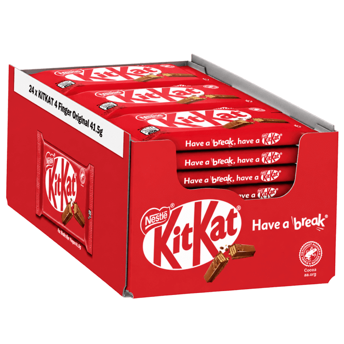 KitKat 4 Finger Milk Chocolate Bar (24x41.5g)