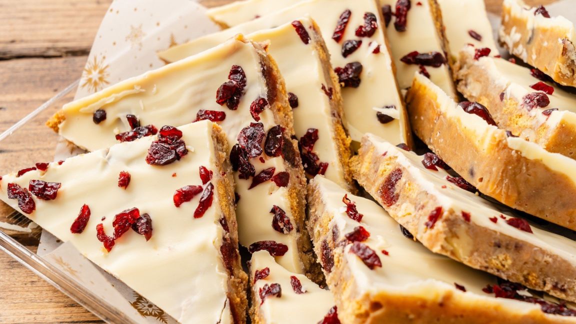 White Chocolate & Cranberry Tiffin (24)