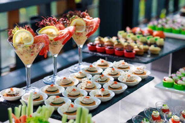 Strolling Appetizer Setup