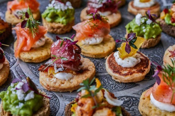 Strolling Appetizer Setup