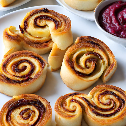 Pinwheel w/ Beetroot Relish with Anise Myrtle